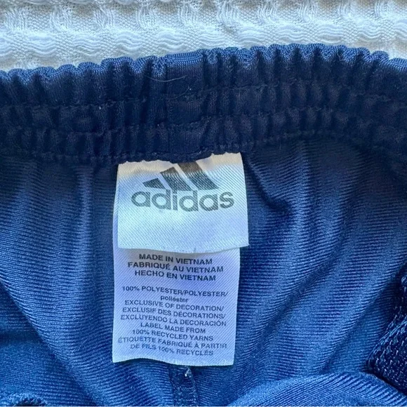 Adidas Toddler Boy Navy Stripe Track Pants - Size 2T - Picture 3 of 5